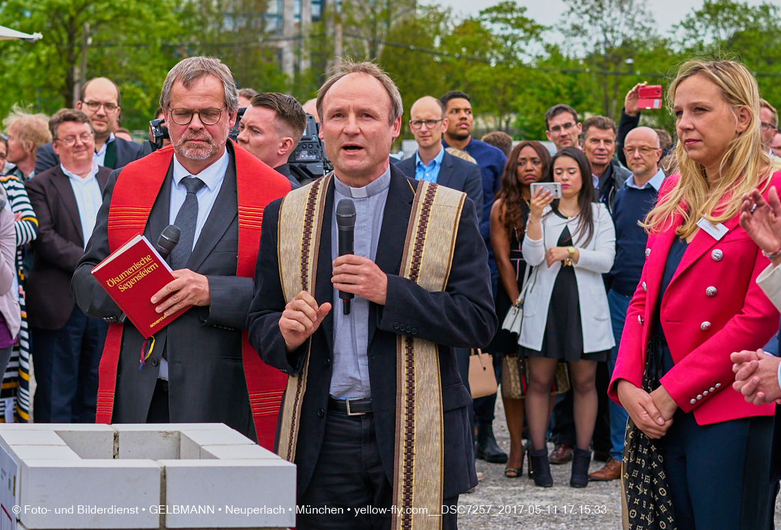 11. Mai 2017 - Grundsteinlegung für die LOGE und dem Kulturquadrat in Neuperlach